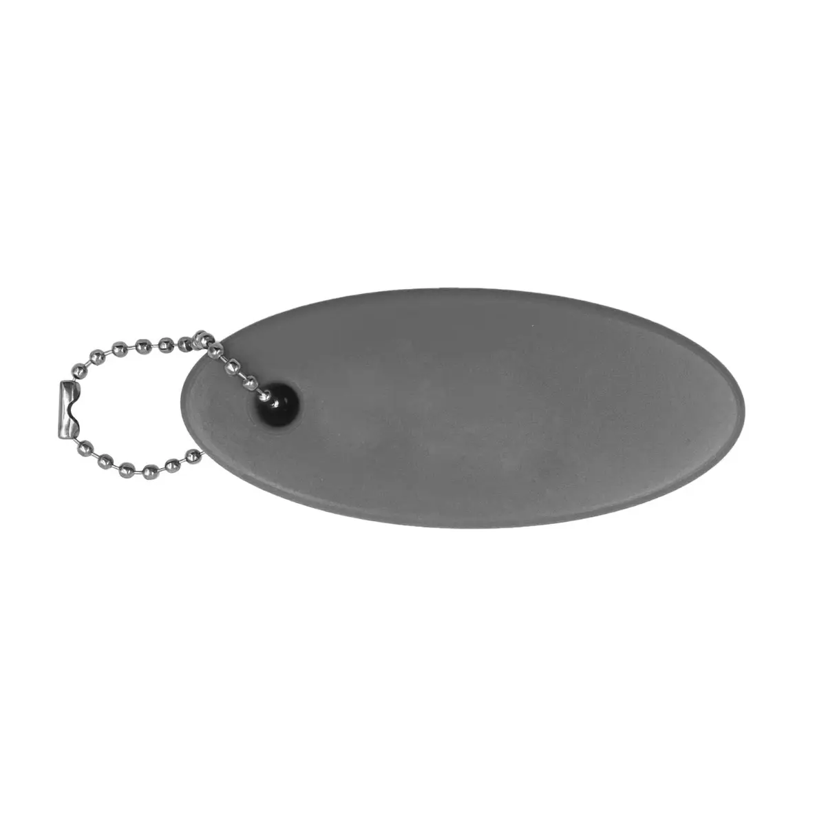 [CLT-11- Gray] Round Plush Keyring Floater Keychain (Gray)