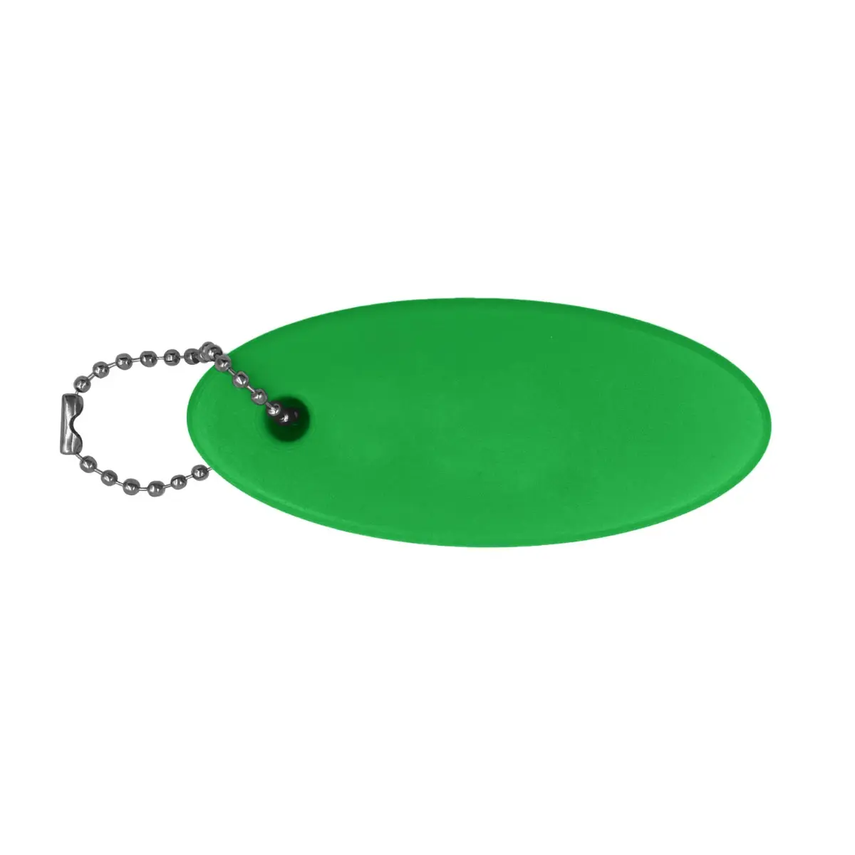 [CLT-11- Green] Round Plush Keyring Floater Keychain (Green)