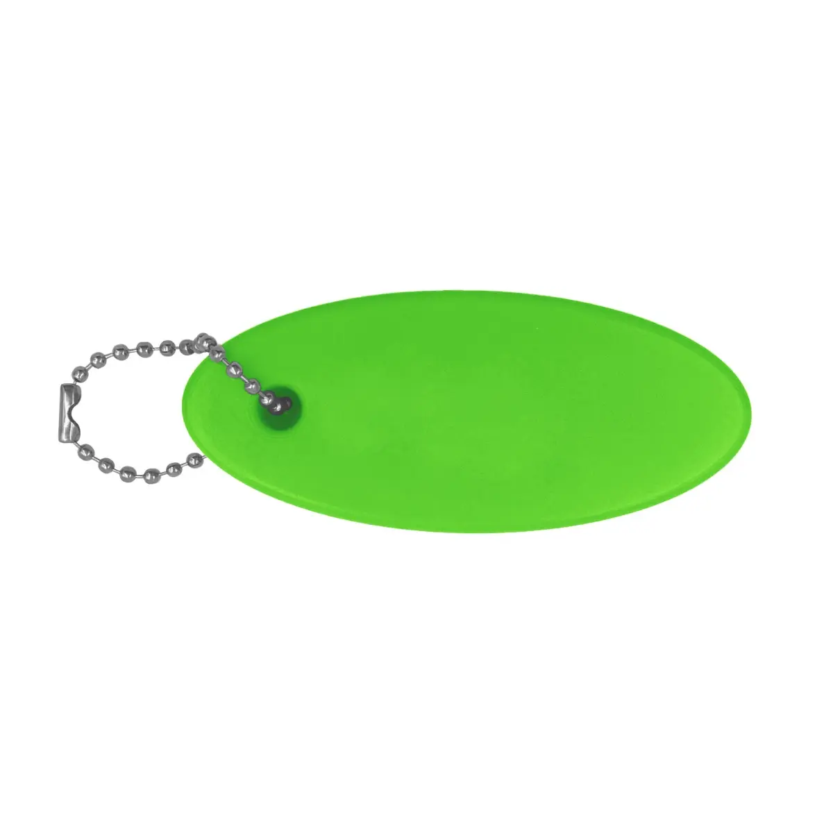 [CLT-11- Light Green] Round Plush Keyring Floater Keychain (Light Green)