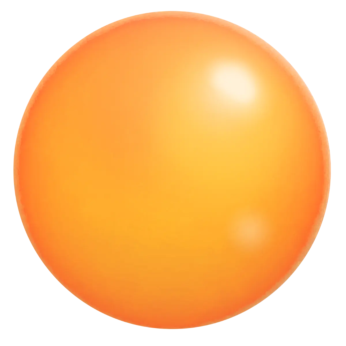 [CLT-7- Orange] 2.75" Classic Stress Ball (Orange)