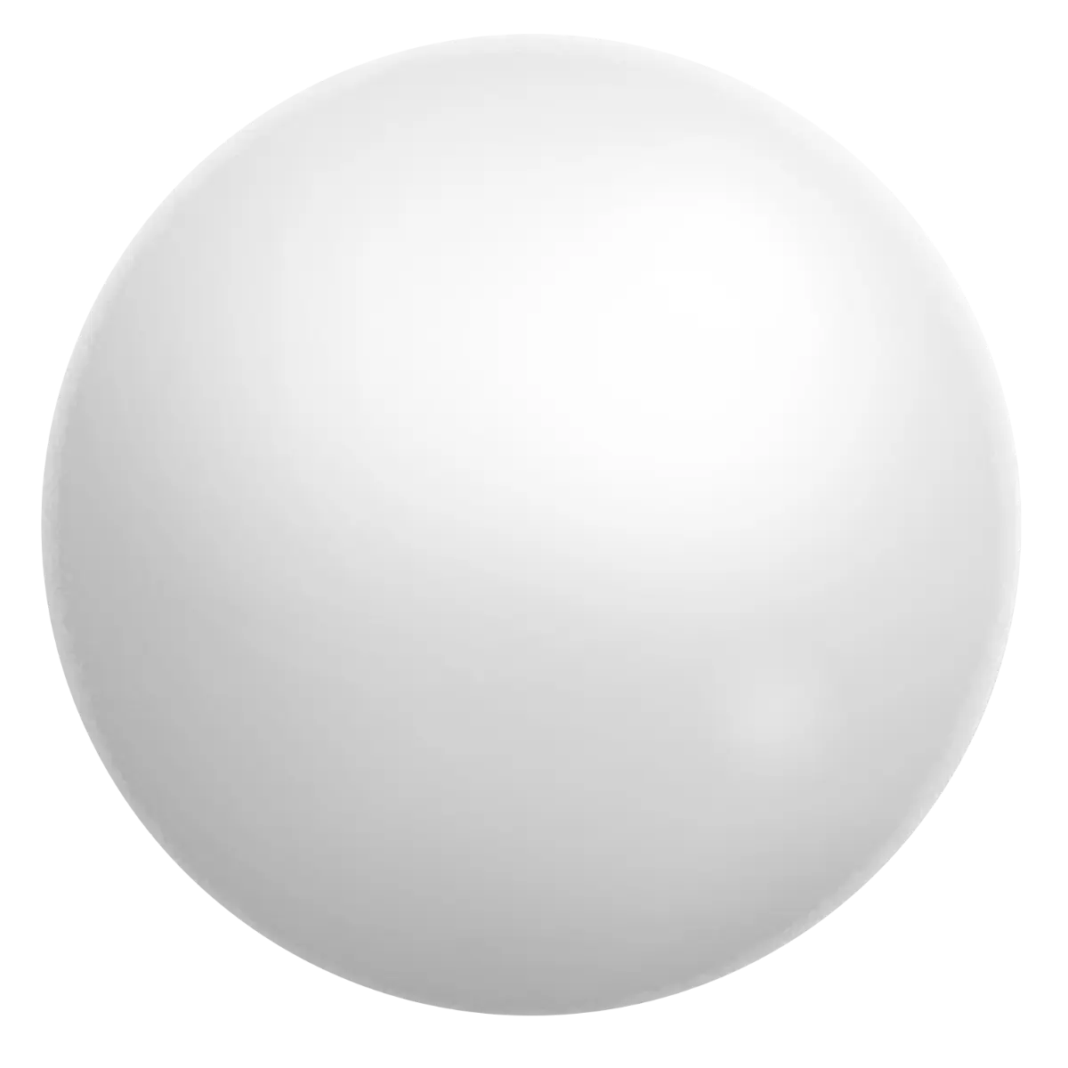 [CLT-7- White] 2.75" Classic Stress Ball (White)