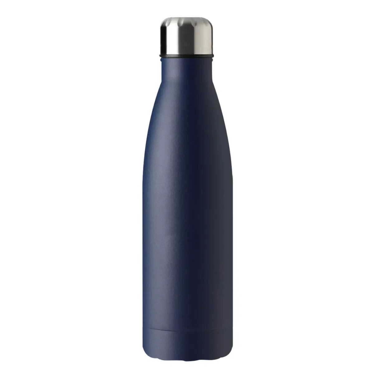 [CN-13- Navy Blue] Fortis 17oz Vaccumm Stainless Steel Cola Shape Bottle (Navy Blue)