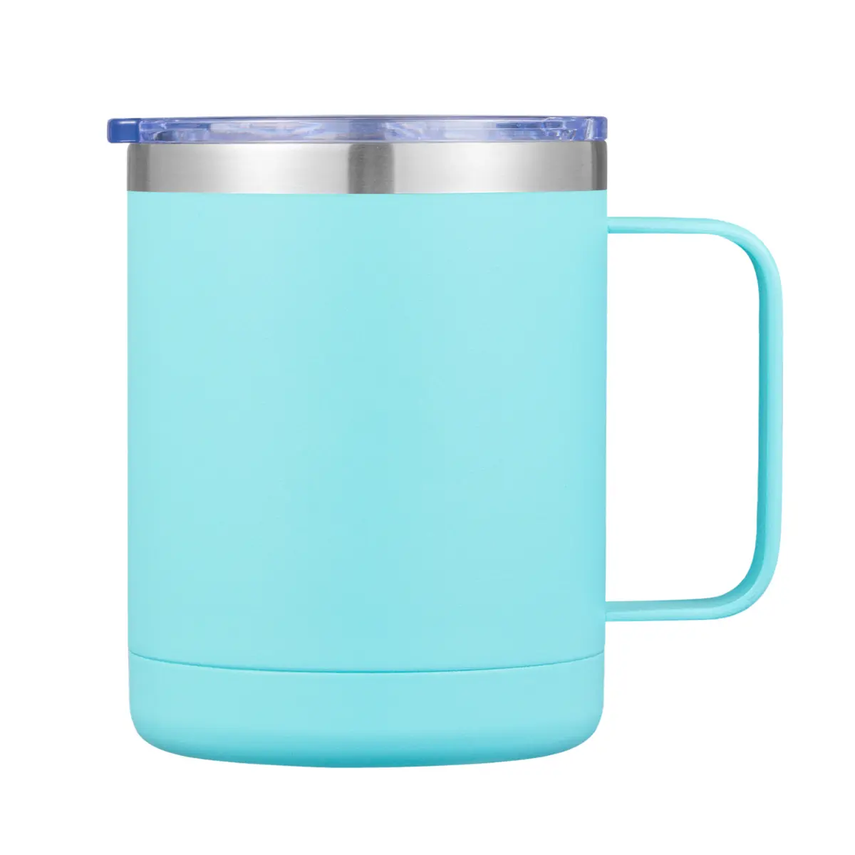[CN-33- Light Blue] 12oz  Sierra Stainless Steel with Handle (Light Blue)