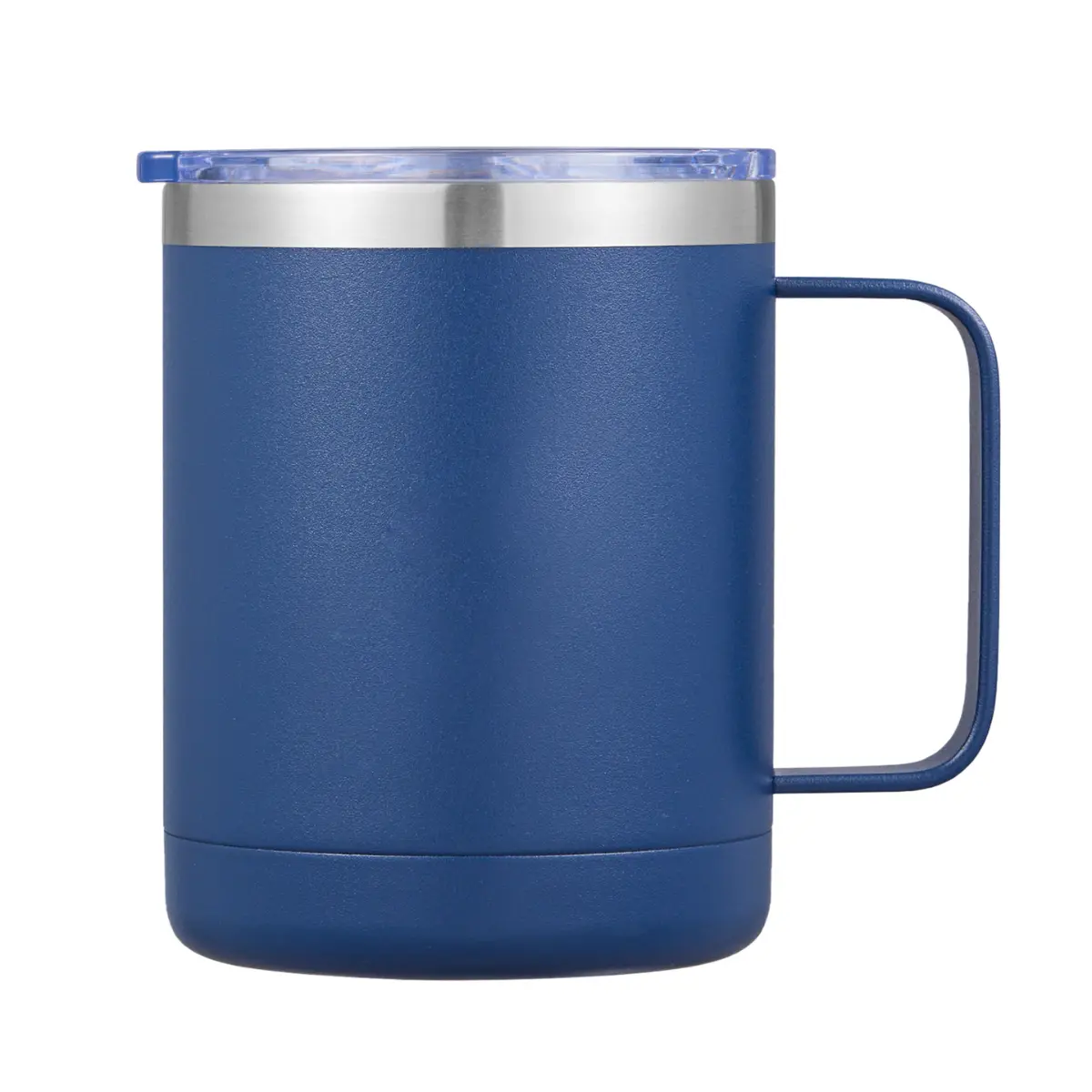 [CN-33- Navy Blue] 12oz  Sierra Stainless Steel with Handle (Navy Blue)