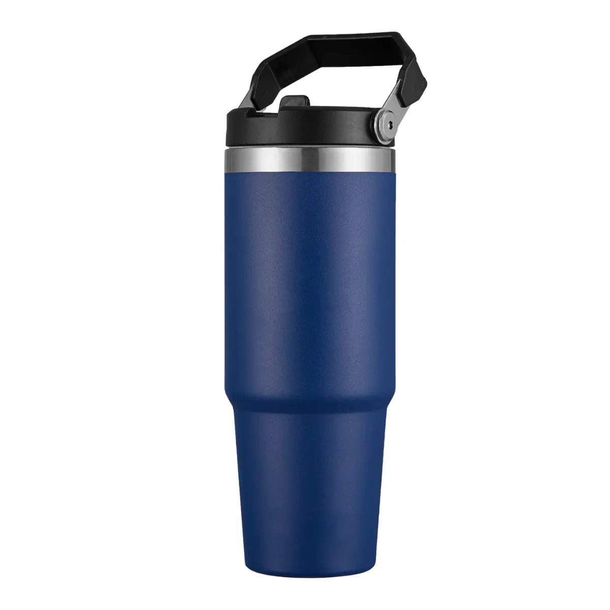 [CN-81- Navy Blue] 30oz Mamooth Double Wall Stainless Steel Tumbler with Handle (Navy Blue)