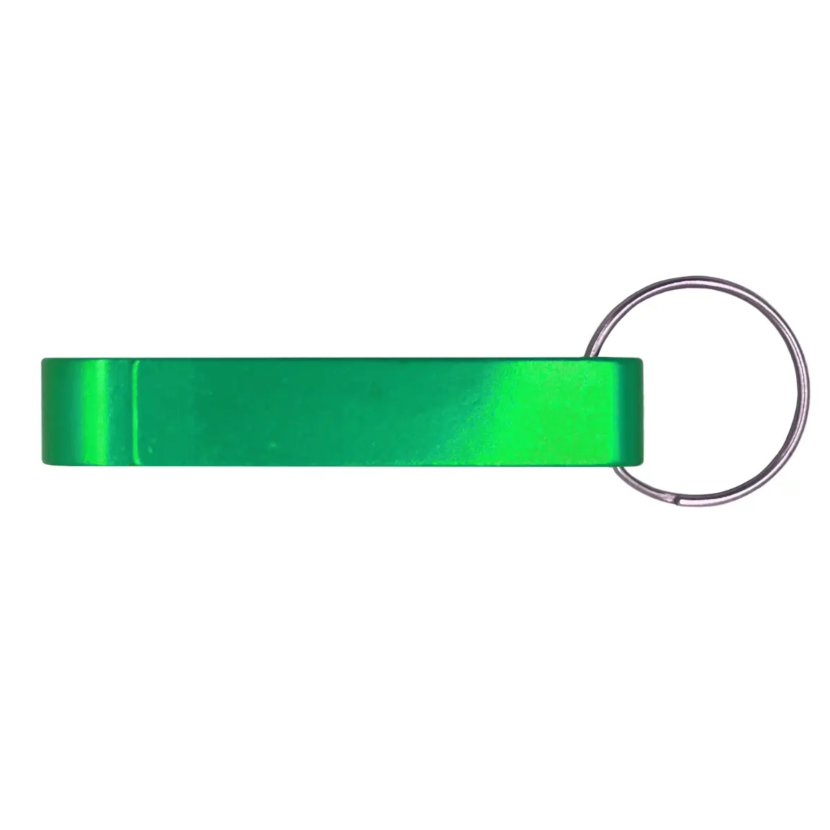 [CU-06- Green] Aluminum Bottle Opener with Key Chain (Green)