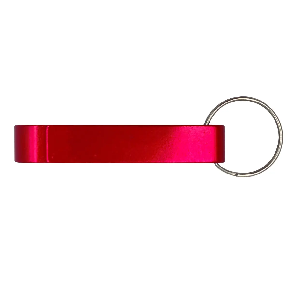 [CU-06- Red] Aluminum Bottle Opener with Key Chain (Red)