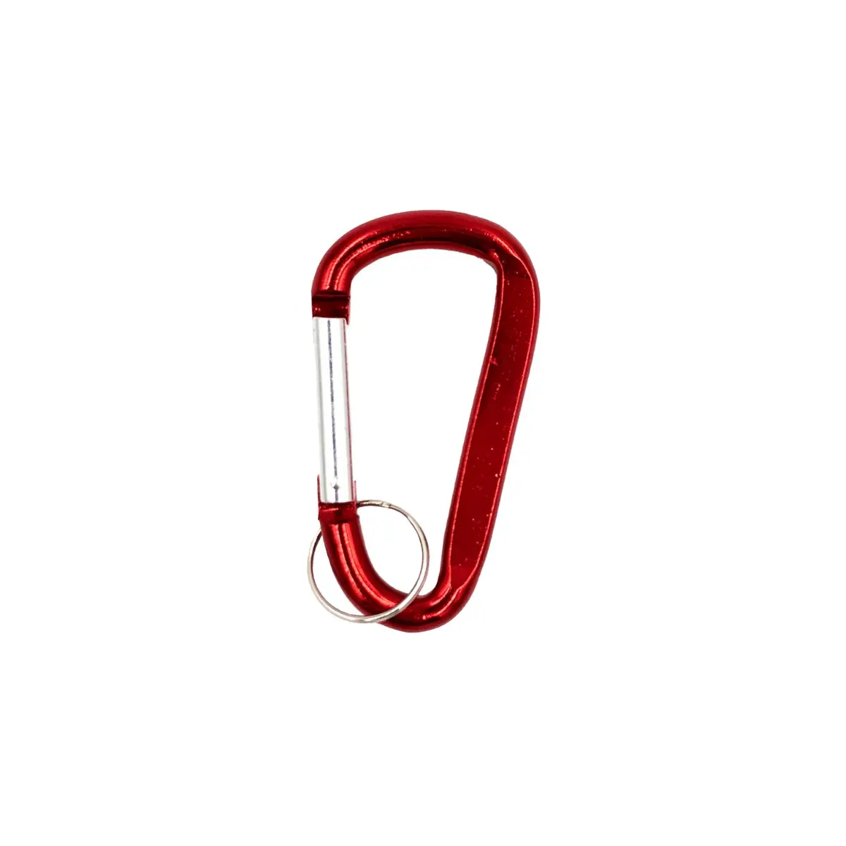 [CU-K10- Red] 3.5 in. Carabiner With Ring (Red)