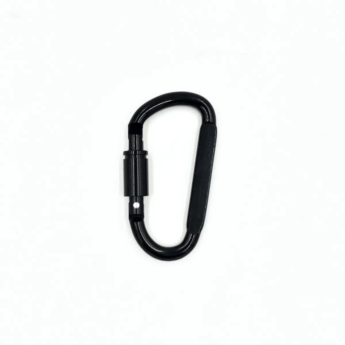 [CU-K11- Black] 3.5 in. Aluminum Carabiner with lock (Black)