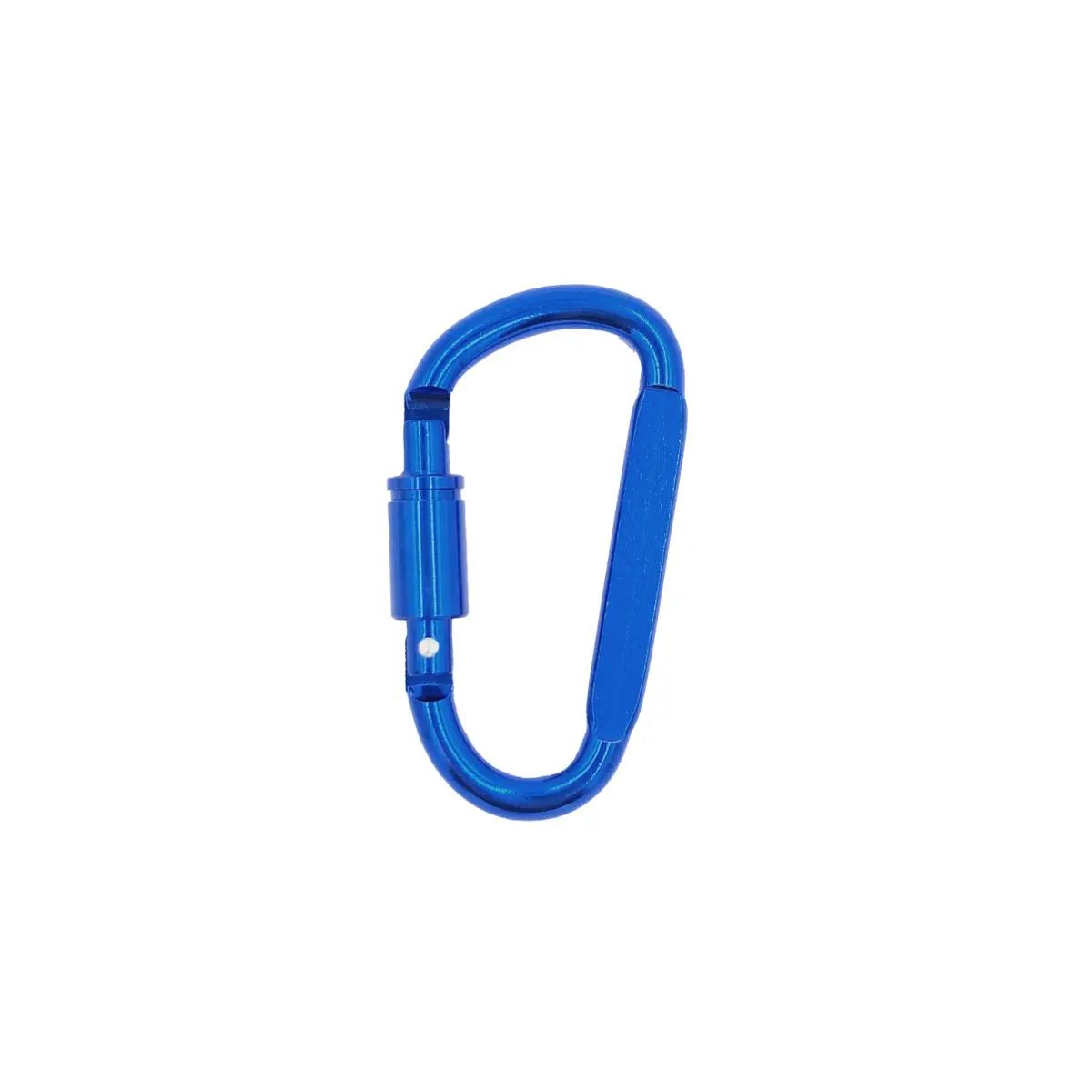 [CU-K11- Navy Blue] 3.5 in. Aluminum Carabiner with lock (Navy Blue)