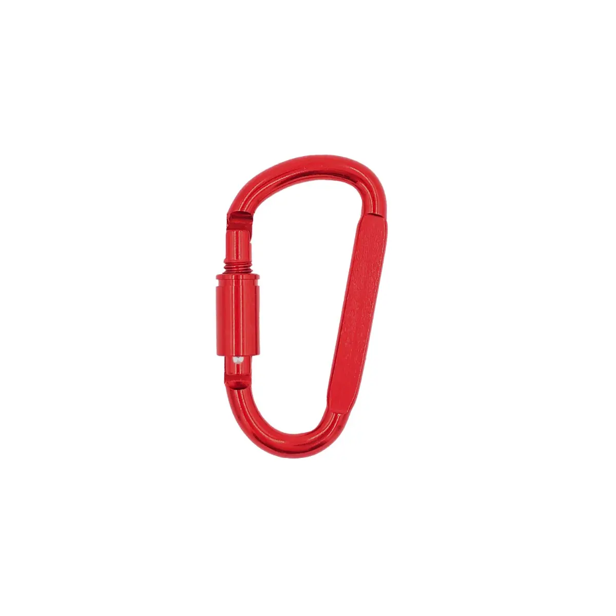 [CU-K11- Red] 3.5 in. Aluminum Carabiner with lock (Red)