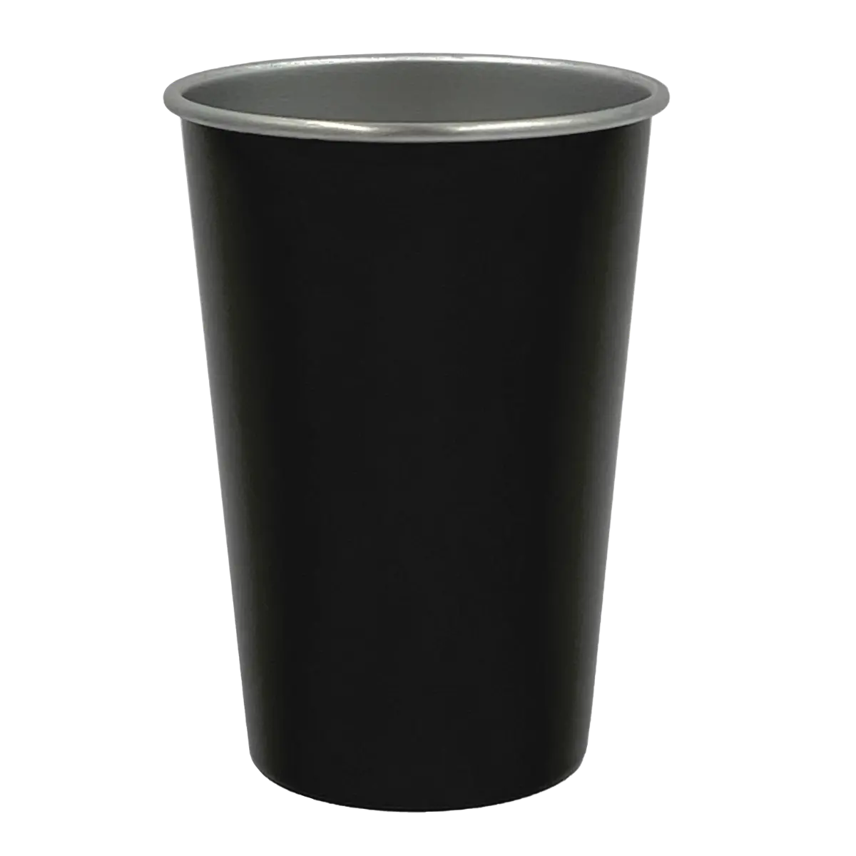[FYB-500- Black] 16oz Stainless Steel Pint Cup (Black)