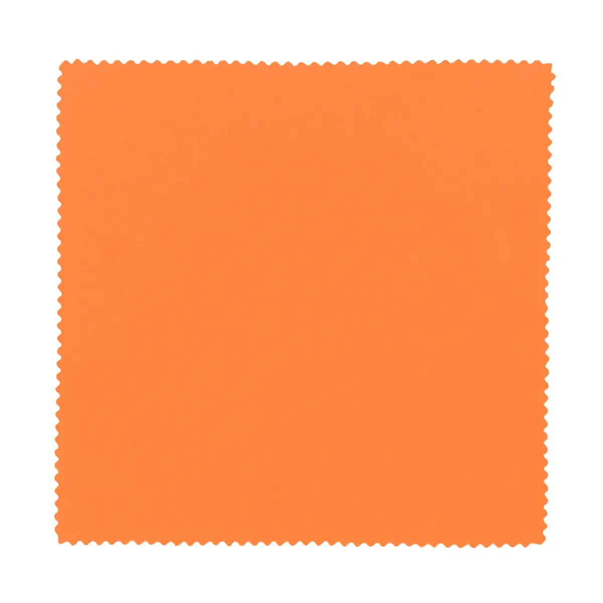 [G-12P- Orange] 6" x 6" Deluxe Microfiber Wipe in Reusable PVC Case (Orange)