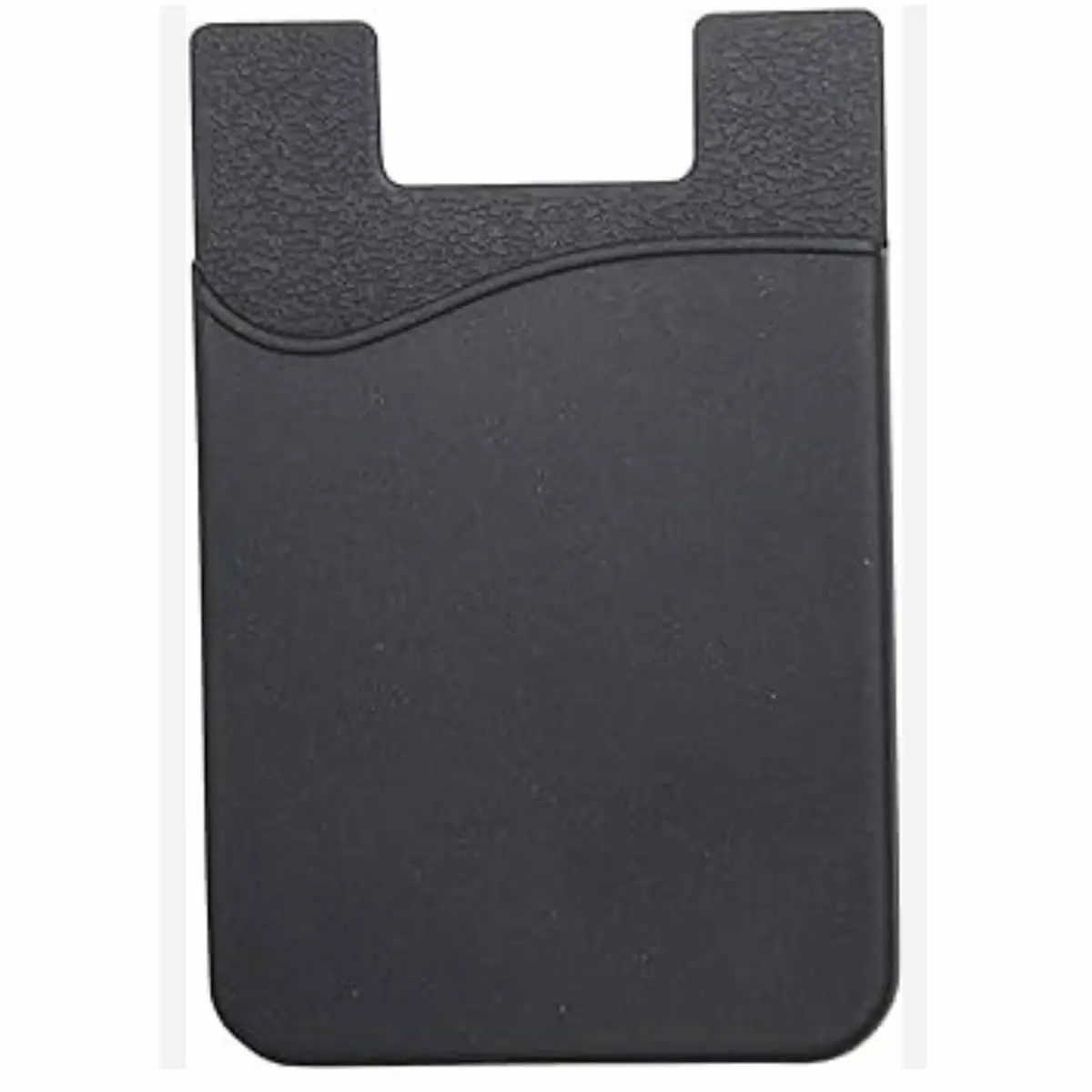[GJTP-5885- Black] Sleek Silicone Smartphone Mobile Wallet (Black)