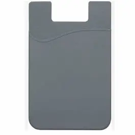 [GJTP-5885- Dark Gray] Sleek Silicone Smartphone Mobile Wallet (Dark Gray)