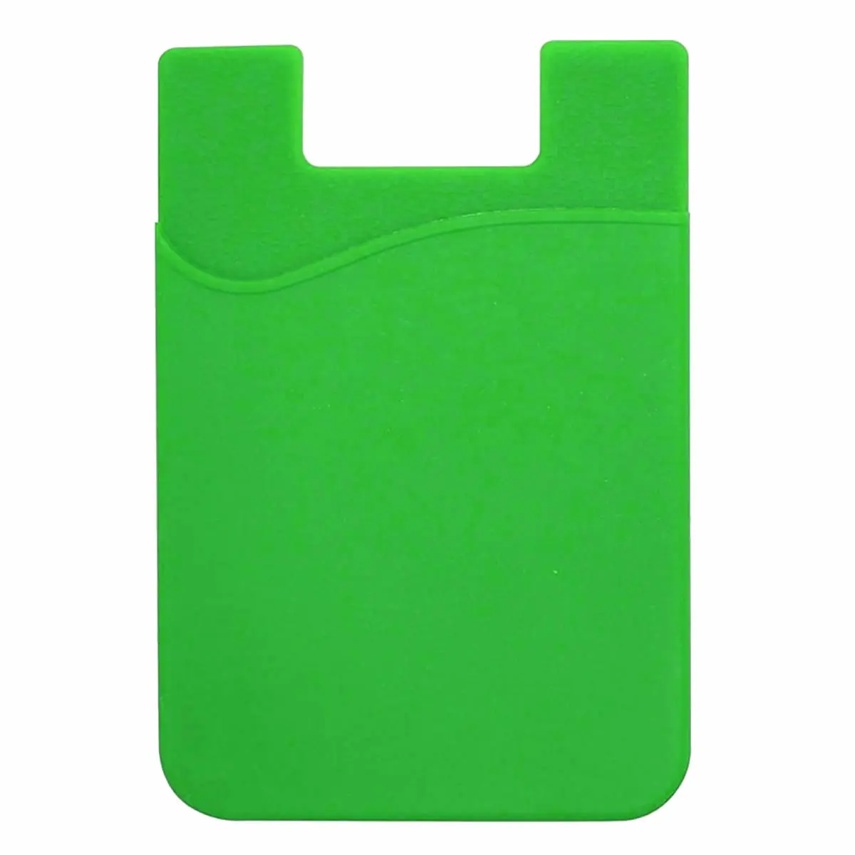 [GJTP-5885- Green] Sleek Silicone Smartphone Mobile Wallet (Green)