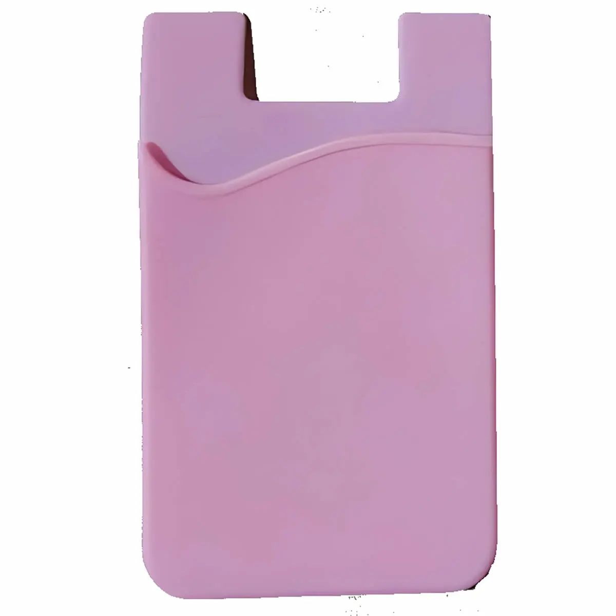 [GJTP-5885- Pink] Sleek Silicone Smartphone Mobile Wallet (Pink)