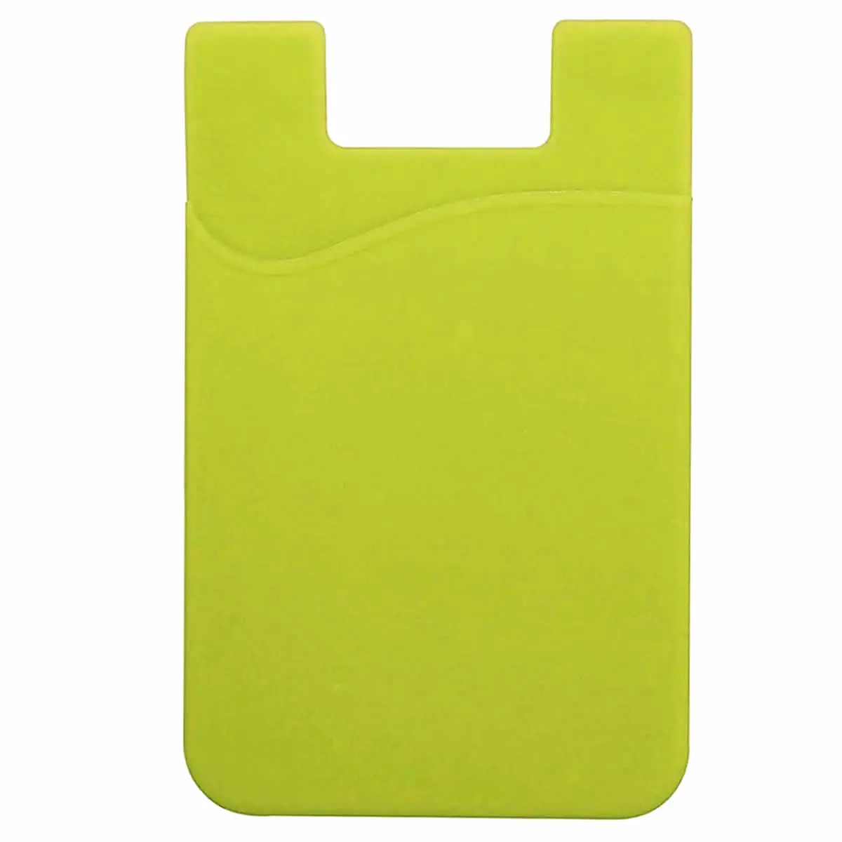 [GJTP-5885- Yellow] Sleek Silicone Smartphone Mobile Wallet (Yellow)
