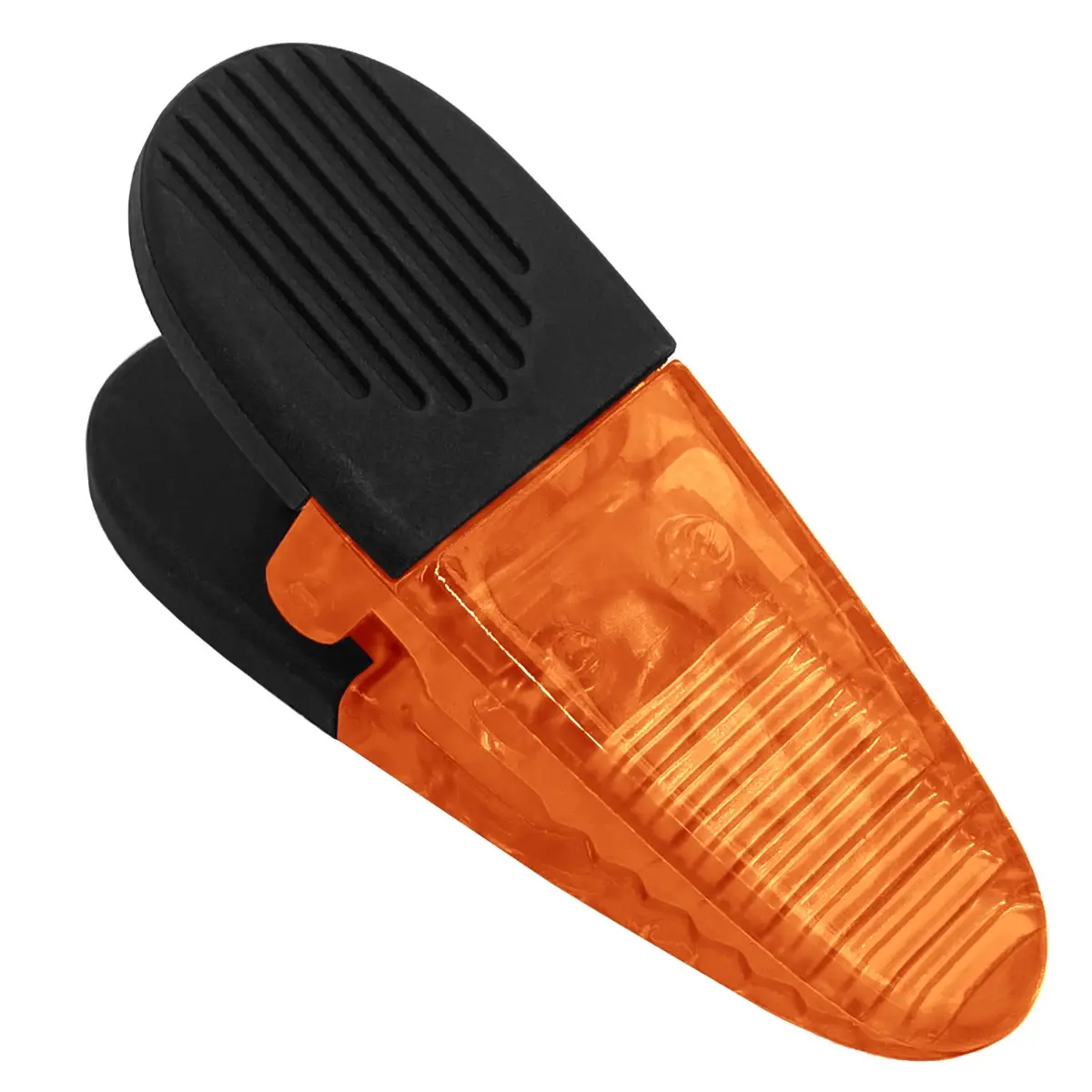 [J-06- Translucent Orange] Snazzy Alligator Clips (Translucent Orange)