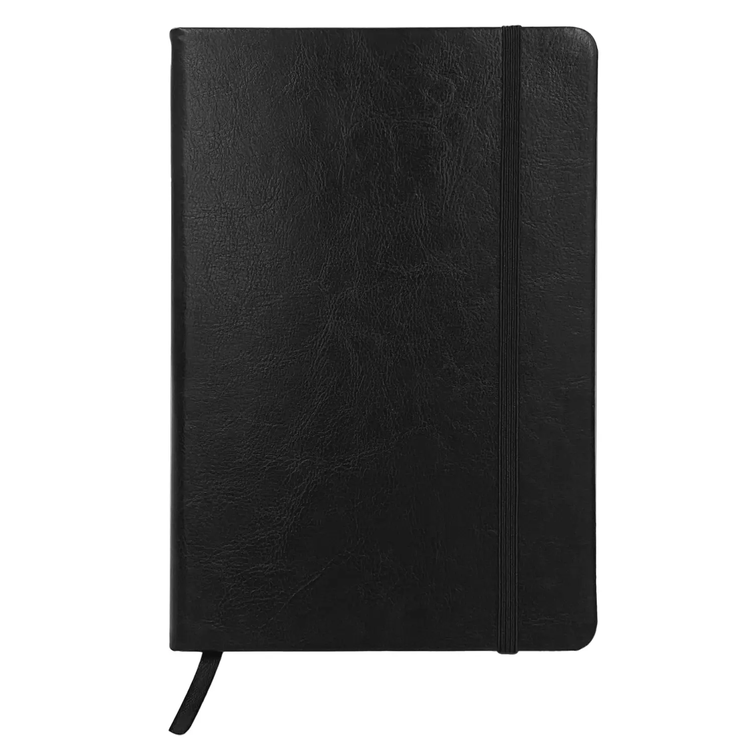 [JD-168- Black] A5 Langford Executive Leather Notebook (Black)