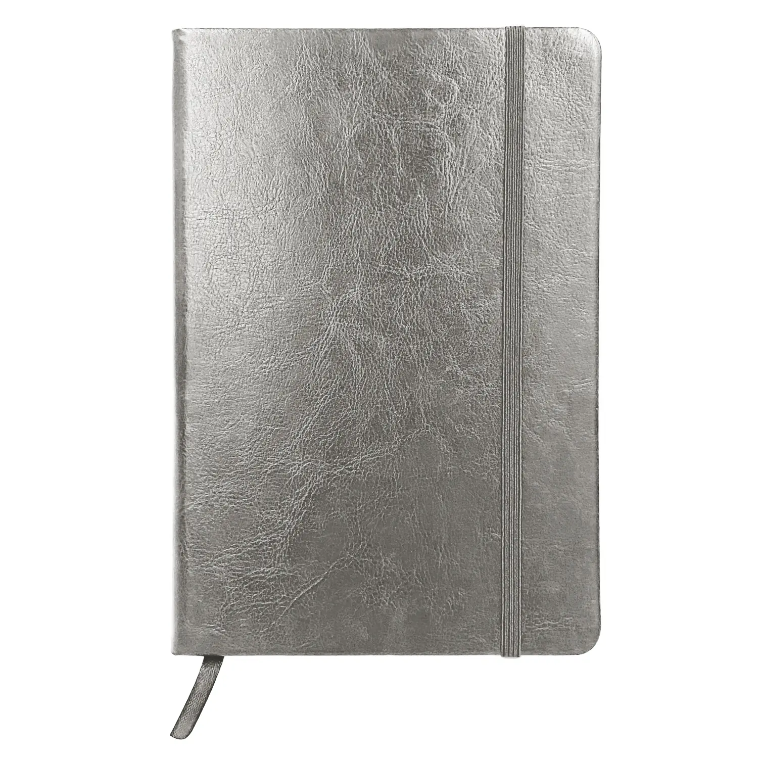 [JD-168- Light Grey] A5 Langford Executive Leather Notebook (Light Grey)