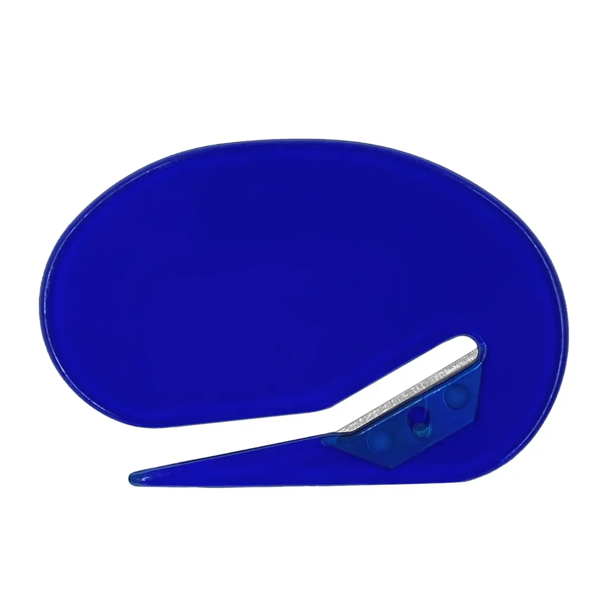 [K-03- Transparent Blue] Oval Office Mail Magic: Cut Through Envelopes Like a Pro (Transparent Blue)