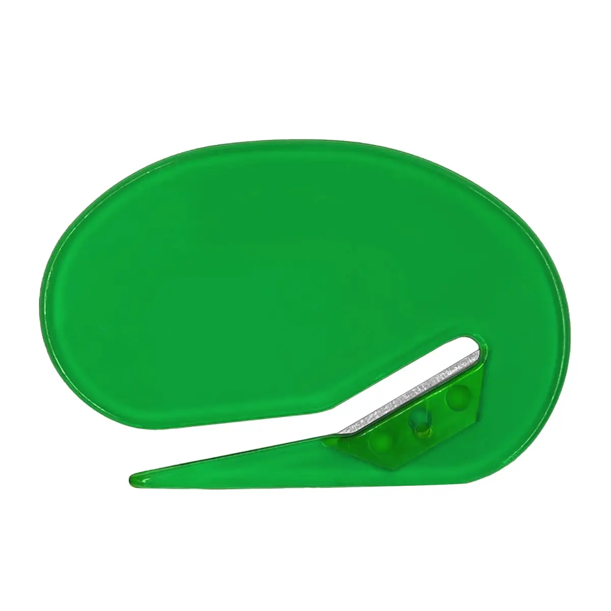 [K-03- Transparent Green] Oval Office Mail Magic: Cut Through Envelopes Like a Pro (Transparent Green)