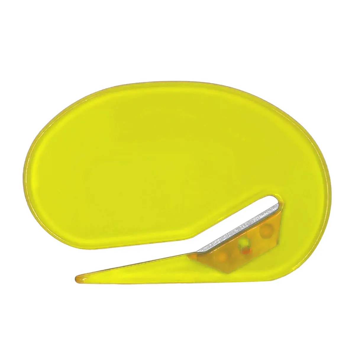 [K-03- Transparent Yellow] Oval Office Mail Magic: Cut Through Envelopes Like a Pro (Transparent Yellow)