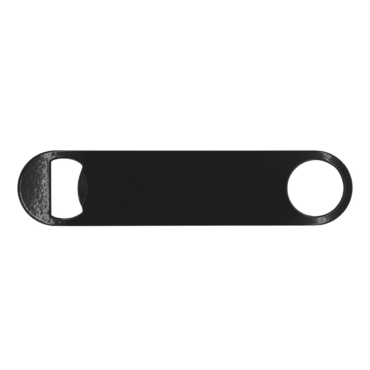 [KPQ-S178- Black] 7" Long Neck Paddle Bottle Opener (Black)