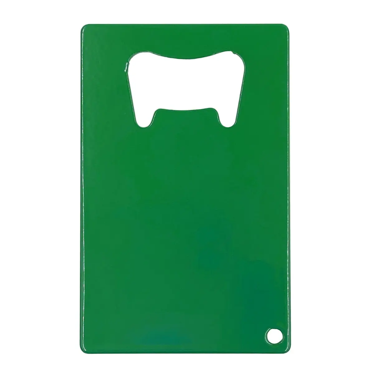 [KPQ-S54- Green] Heavy Duty Stainless Steel Credit Card Bottle Opener (Green)
