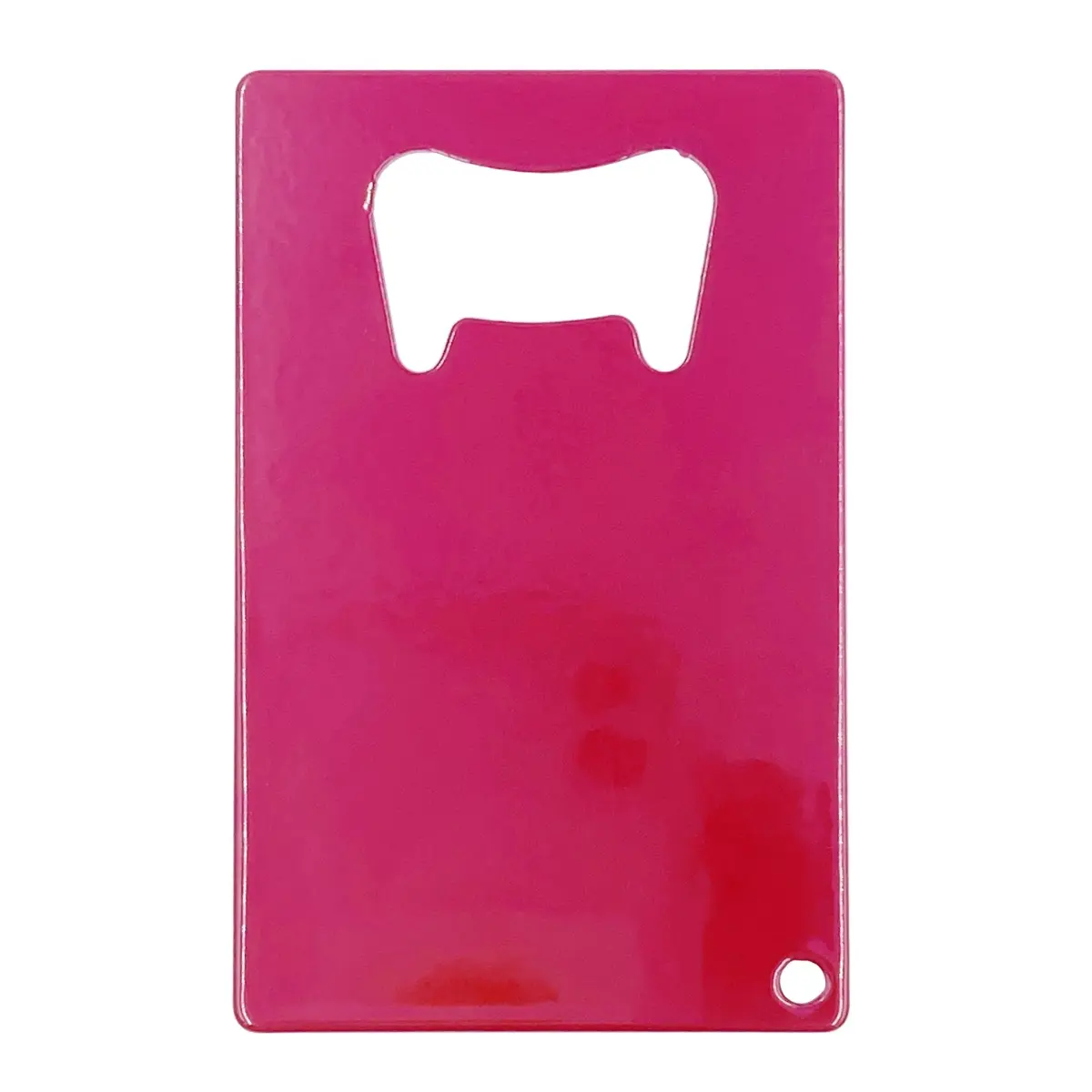 [KPQ-S54- Pink] Heavy Duty Stainless Steel Credit Card Bottle Opener (Pink)