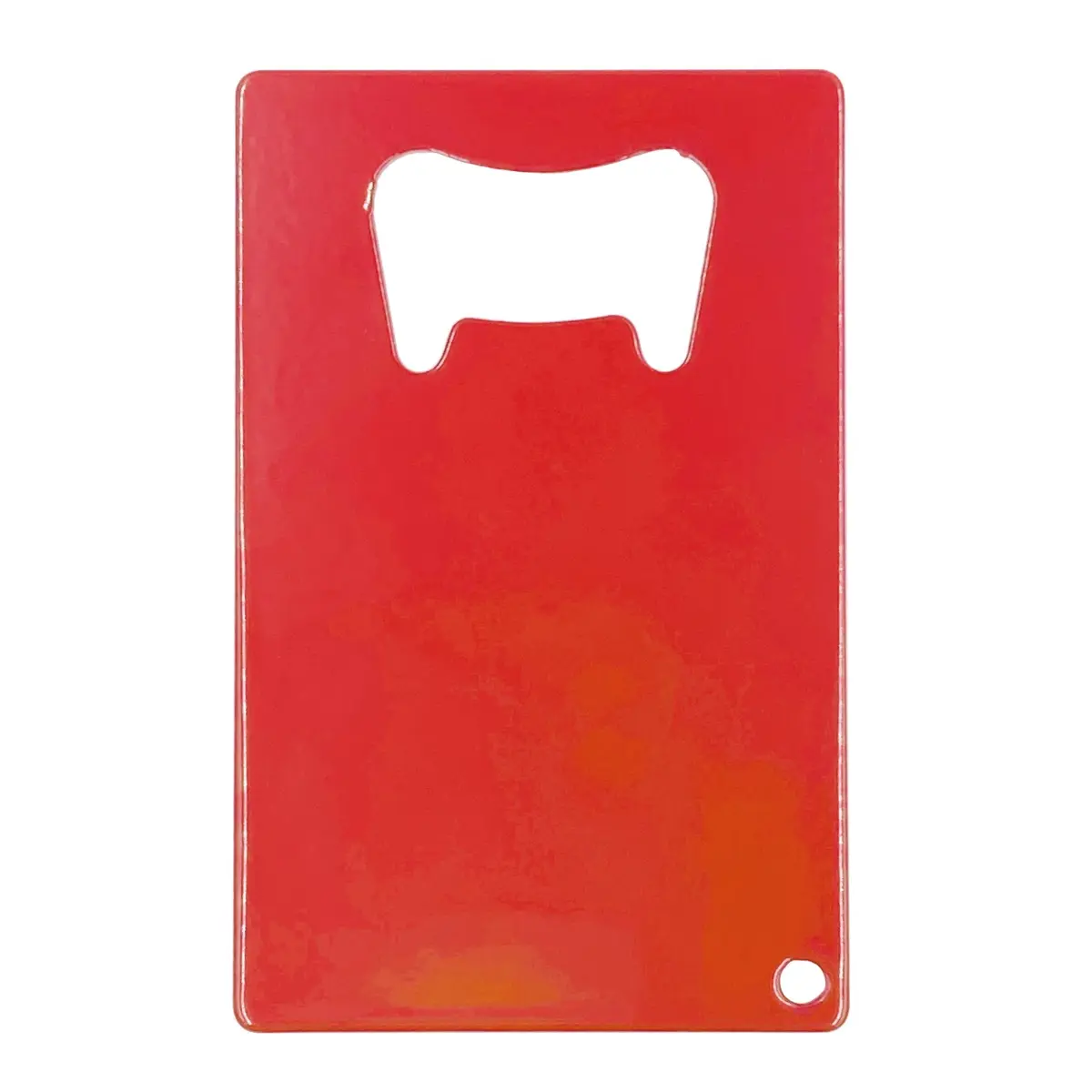 [KPQ-S54- Red] Heavy Duty Stainless Steel Credit Card Bottle Opener (Red)