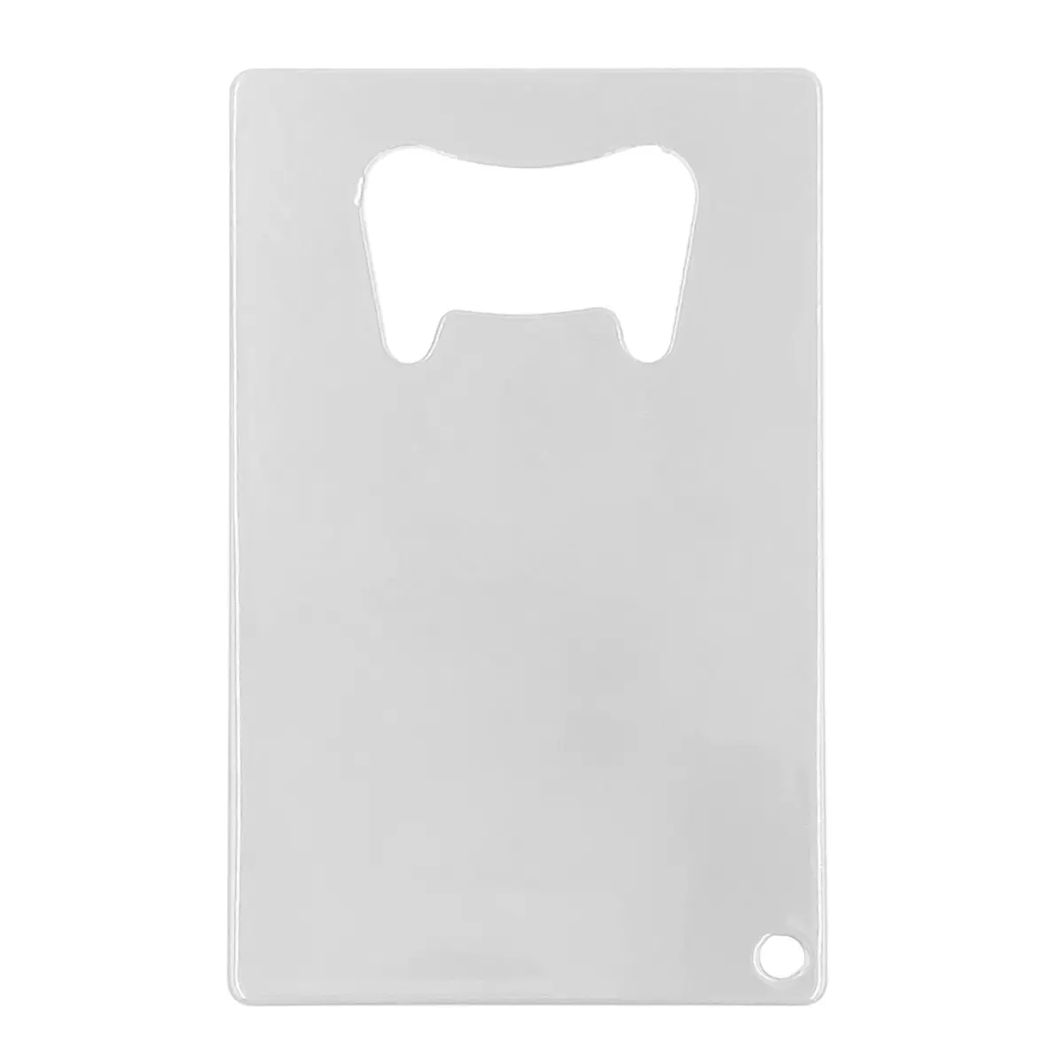 [KPQ-S54- White] Heavy Duty Stainless Steel Credit Card Bottle Opener (White)