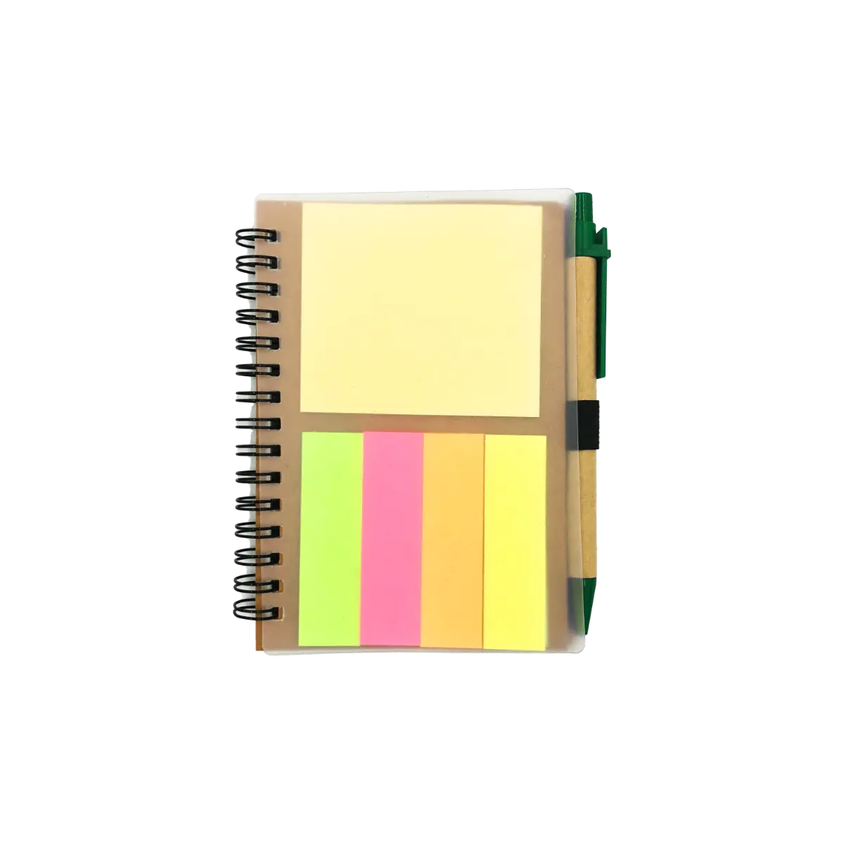 [KX-211- Green] Eco-Friendly Complete Set Spiral Notebook (Green)
