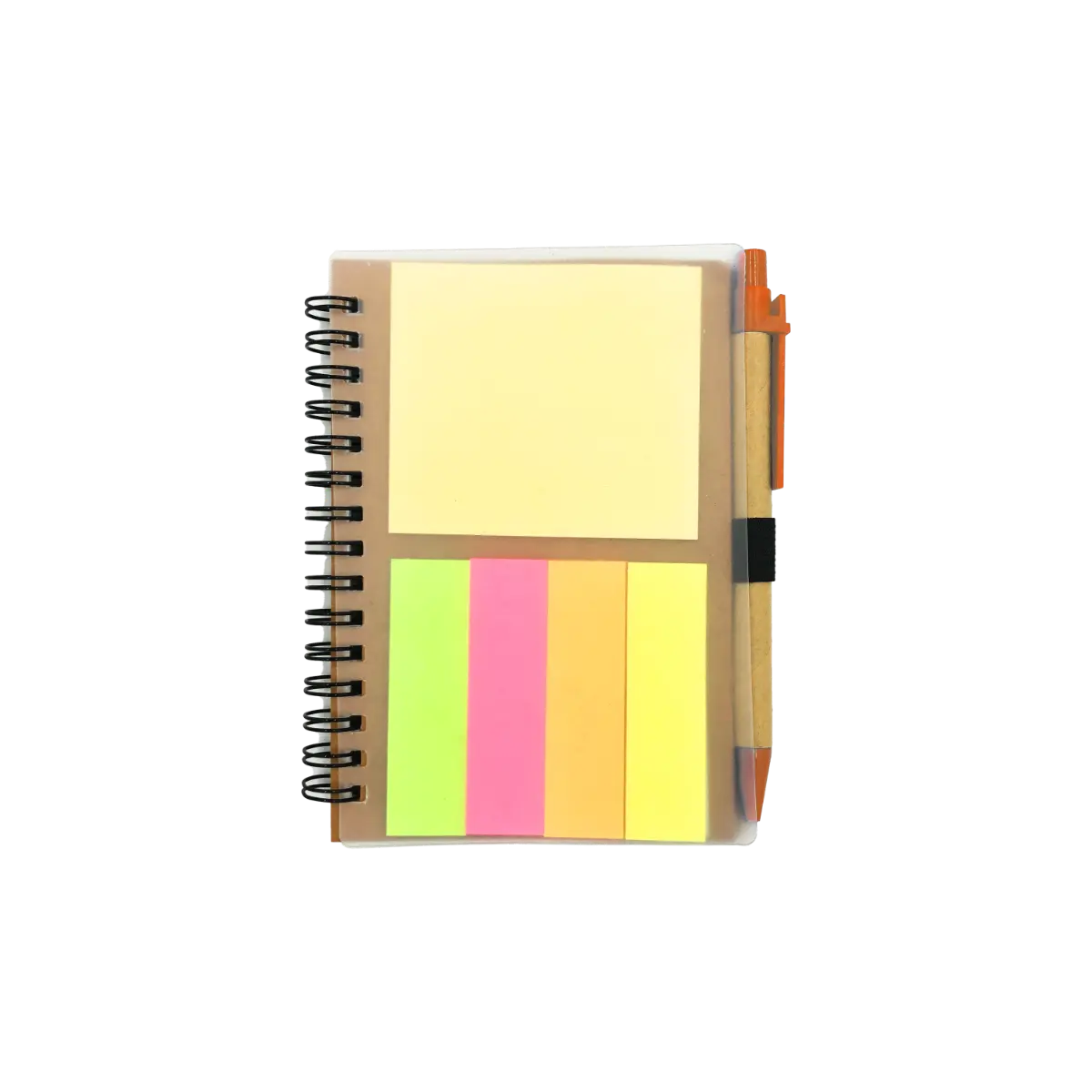 [KX-211- Orange] Eco-Friendly Complete Set Spiral Notebook (Orange)