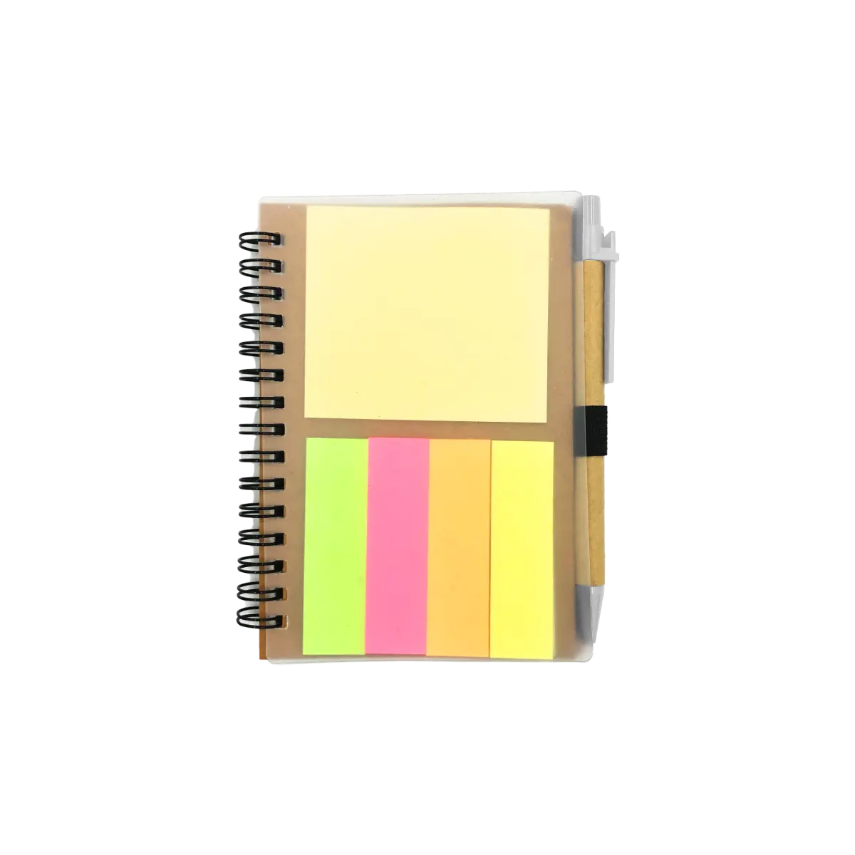 [KX-211- White] Eco-Friendly Complete Set Spiral Notebook (White)