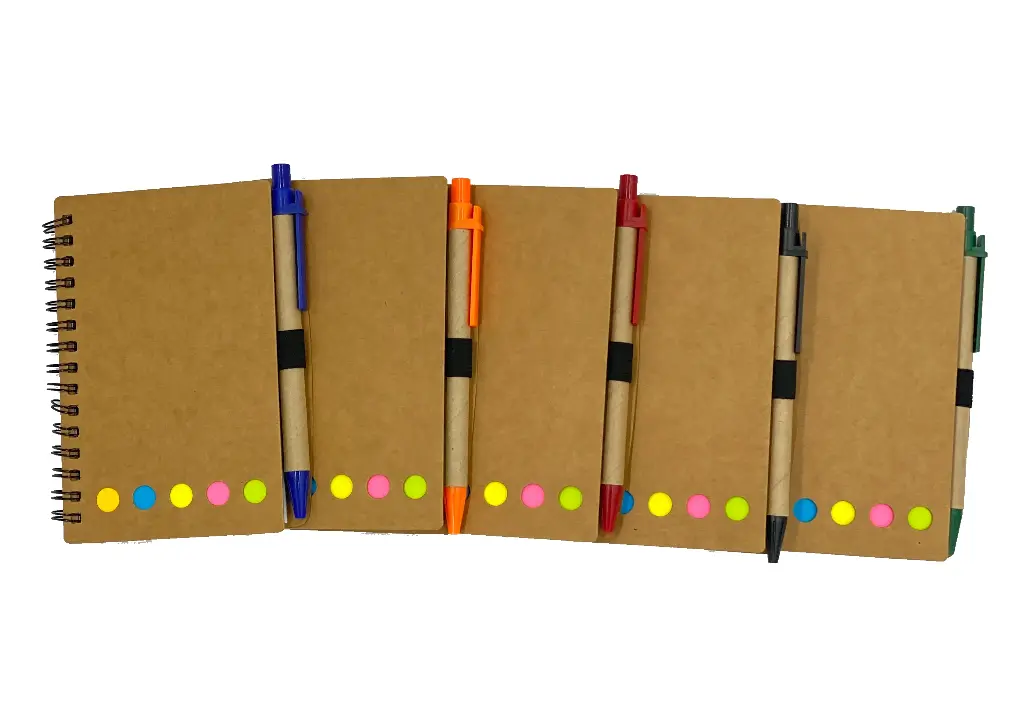 Eco-Friendly Pocket Complete Set Spiral Notebook