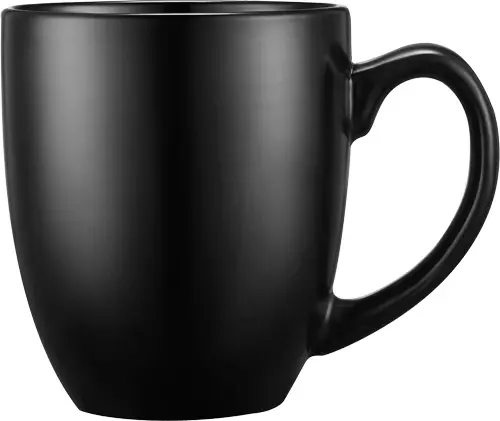 [LS-232- Black] 16OZ CERAMIC MUG (Black)