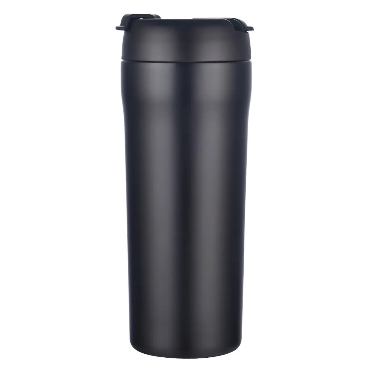 [LS-267- Black] 25oz Vacuum tumbler with dual use lid (Black)