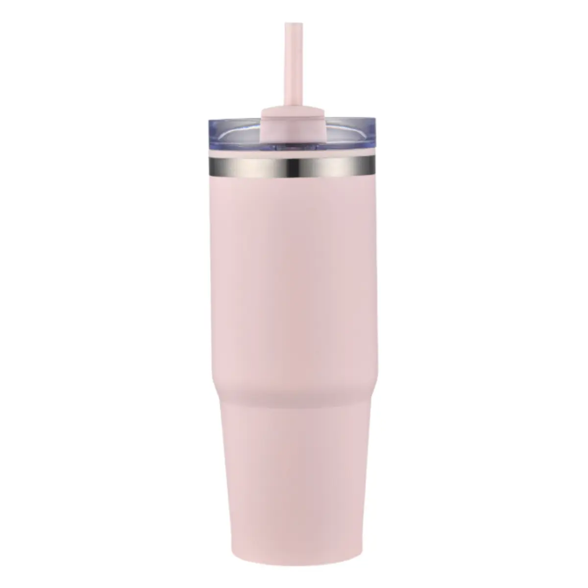 [LS-503AP- Pink] 30oz PP inner, SS outer tumbler with powder coating (Pink)