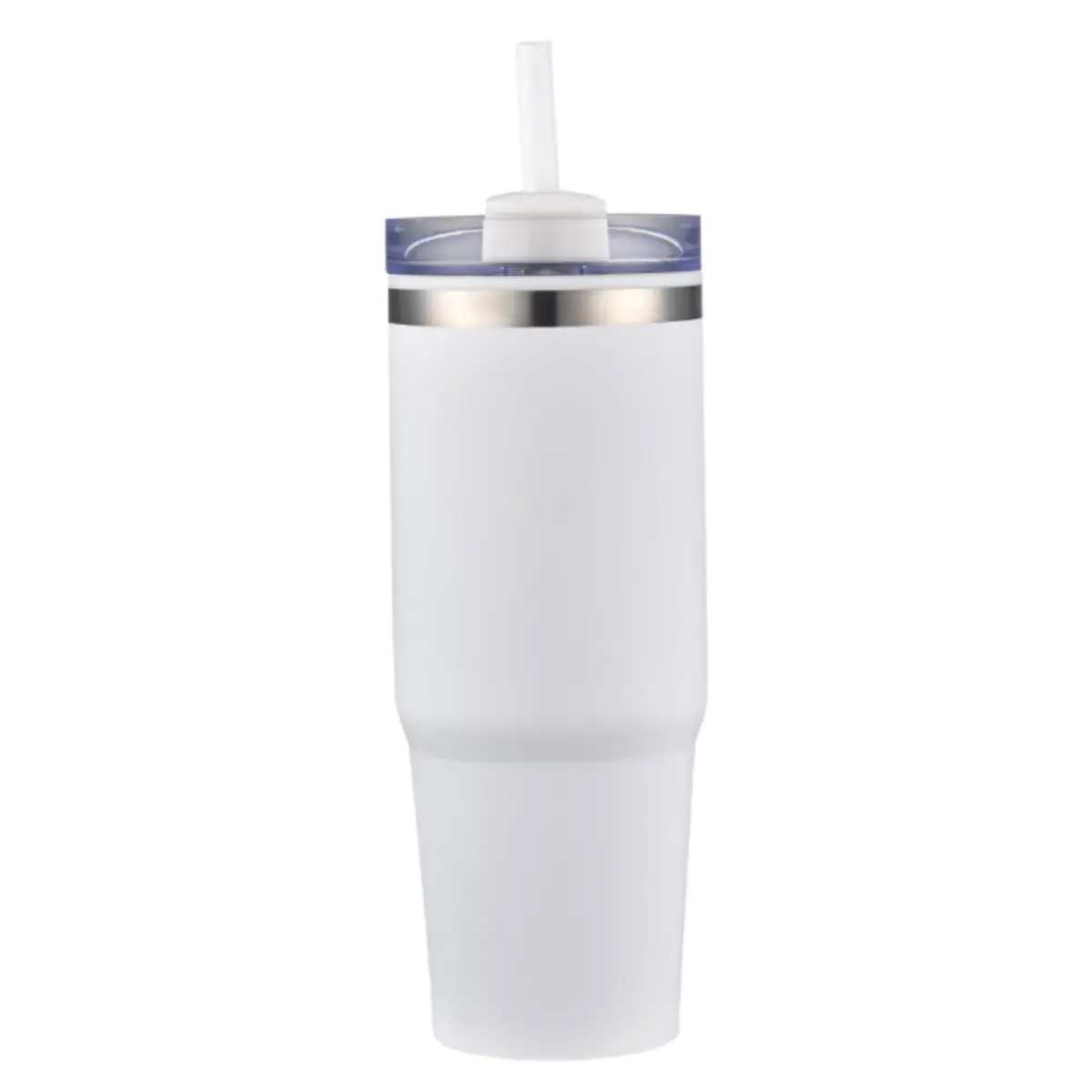 [LS-503AP- White] 30oz PP inner, SS outer tumbler with powder coating (White)
