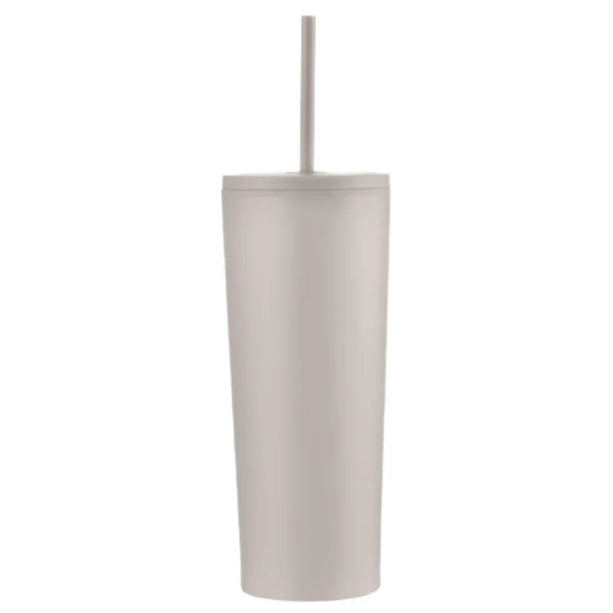 [LS-508AP- Birch] 24oz Double wall tumbler with plastic straw (Birch)