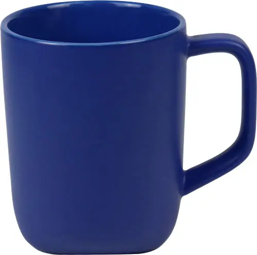 [LS-568- Blue] 18OZ 15% RECYCLING CERAMIC MUG WITH TRIANGLE BOTTOM (Blue)