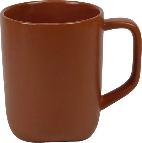 [LS-568- Orange] 18OZ 15% RECYCLING CERAMIC MUG WITH TRIANGLE BOTTOM (Orange)