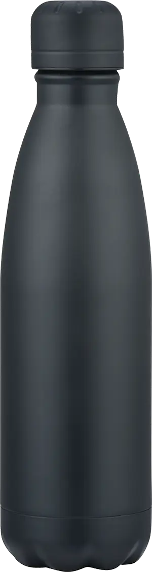 [LS-9981- Black] 17oz Double Wall SS Vacuum Bottle (Black)