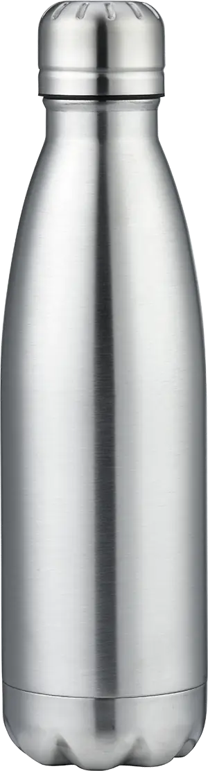 [LS-9981- Stainless] 17oz Double Wall SS Vacuum Bottle (Stainless)
