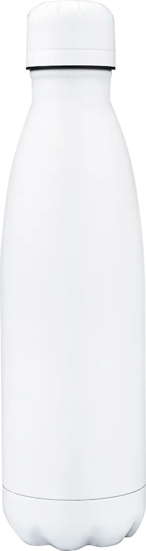 [LS-9981- White] 17oz Double Wall SS Vacuum Bottle (White)