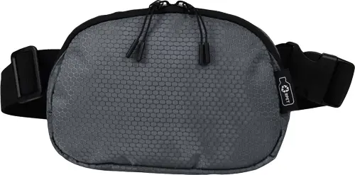 [LS-ACB665F- Grey] EVERYWHERE HONEY COMB BELT BAG (Grey)