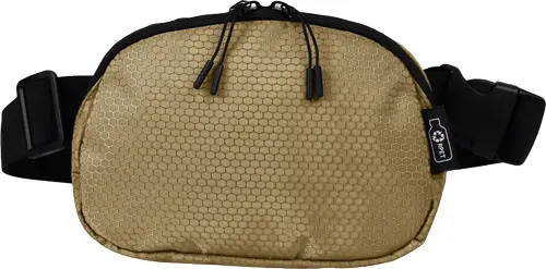 [LS-ACB665F- Khaki] EVERYWHERE HONEY COMB BELT BAG (Khaki)