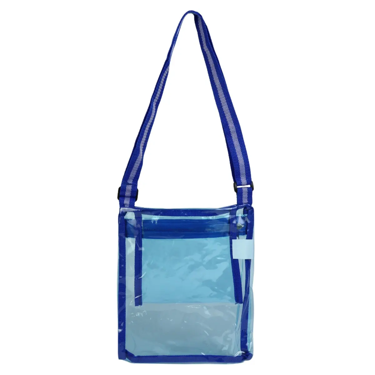[LS-TPU603- Blue] Clear Satchel Bag (Blue)